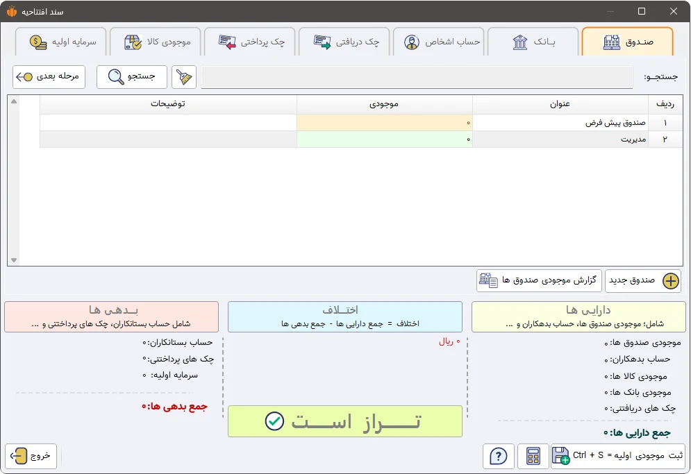 سند افتتاحیه