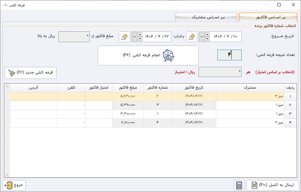 قرعه کشی
