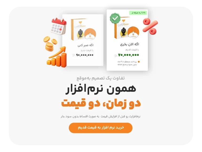 یک نرم افزار، دو زمان، دو قیمت